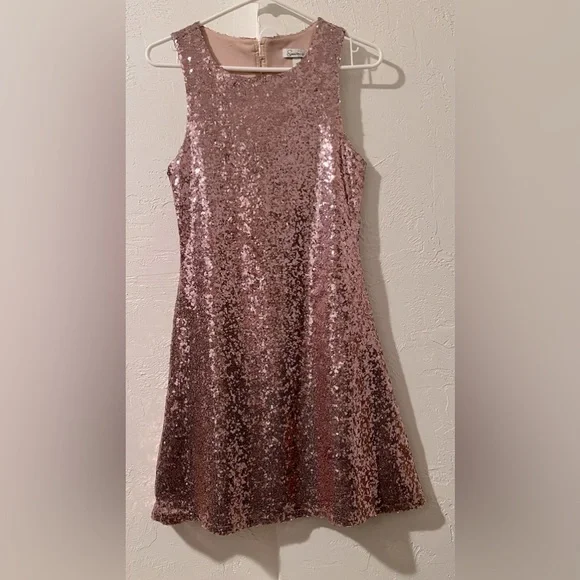 speechless pink dress Speechless Women's Long Sleeve Pink Party Dress, Pink, 1 at Amazon Women's  Clothing store